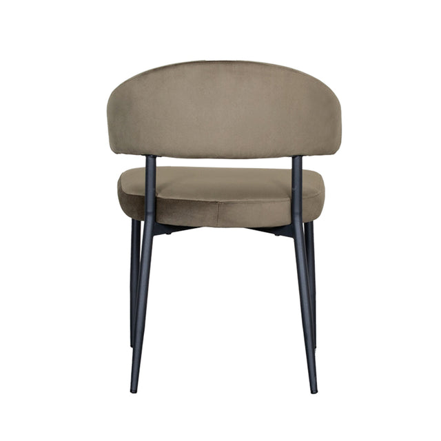 LABEL51 Eetkamerstoel Bliss - Hunter - Fluweel van LABEL51 - laagste prijs offerte van PureWonen