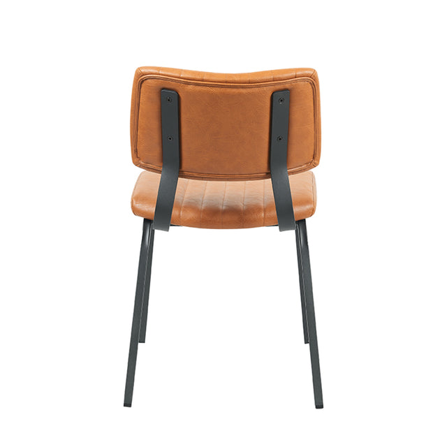 LABEL51 Eetkamerstoel Gusto - Cognac - PU-Leder van LABEL51 – Luxe comfort op maat van PureWonen. Vraag naar de beste prijs.