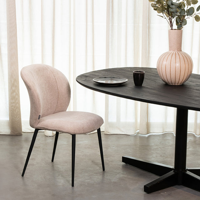 LABEL51 Eetkamerstoel Vino - Naturel - Elite van LABEL51 – Luxe comfort op maat van PureWonen. Vraag naar de beste prijs.