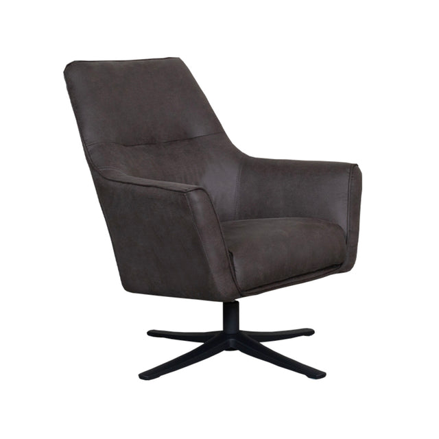 LABEL51 Fauteuil Tod - Antraciet - Micro Suede van LABEL51 – Luxe comfort op maat van PureWonen. Vraag naar de beste prijs.