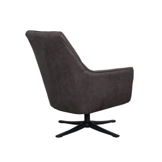 LABEL51 Fauteuil Tod - Antraciet - Micro Suede van LABEL51 – Luxe comfort op maat van PureWonen. Vraag naar de beste prijs.