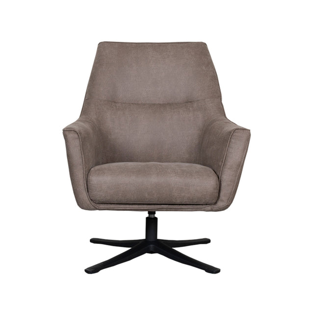 LABEL51 Fauteuil Tod - Taupe - Micro Suede van LABEL51 – Luxe comfort op maat van PureWonen. Vraag naar de beste prijs.