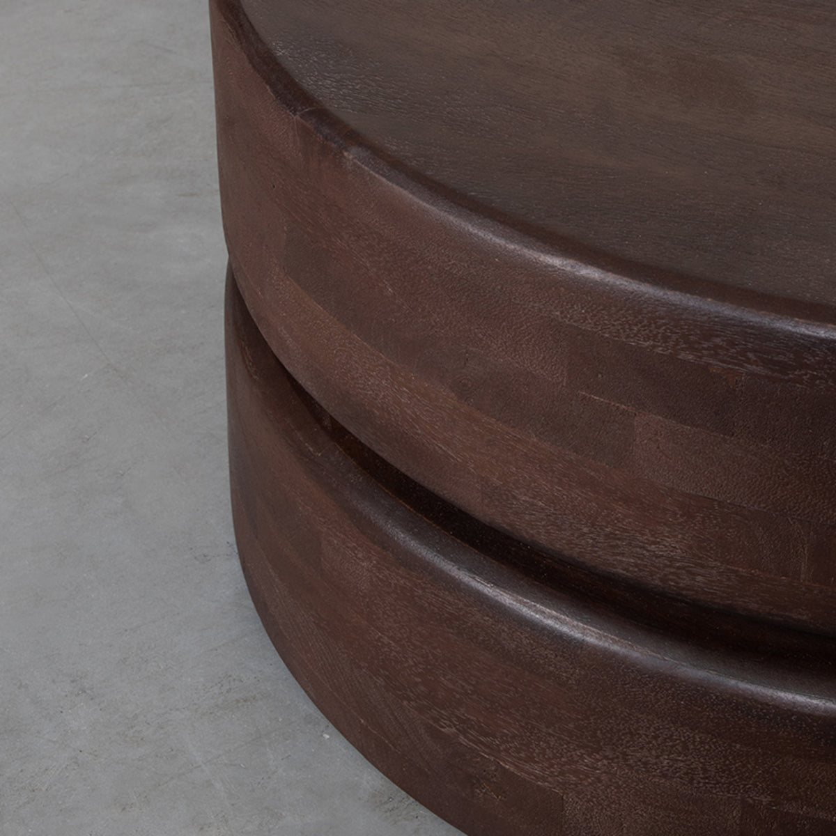 LABEL51 Salontafel Milly - Espresso - Mangohout - 70 cm van LABEL51 - laagste prijs offerte van PureWonen