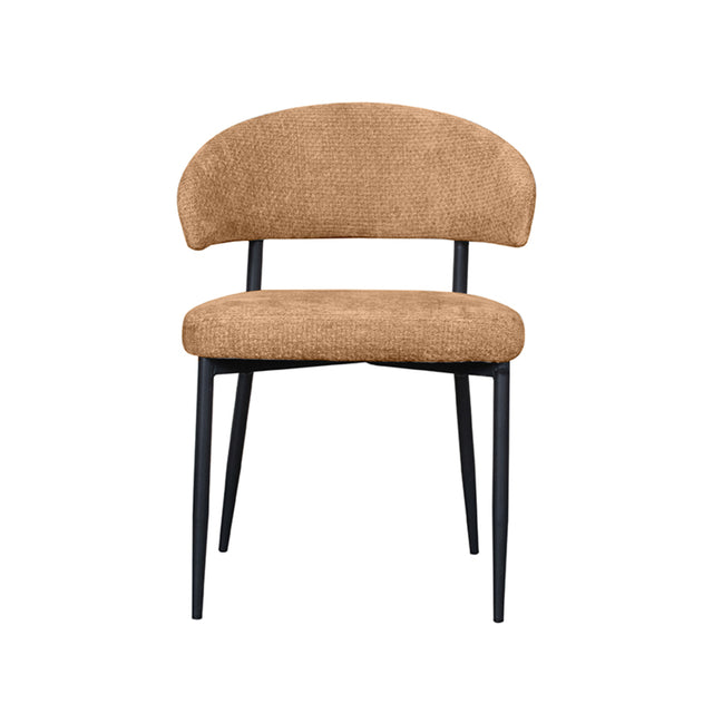 LABEL51 Eetkamerstoel Bliss - Cognac - Elite van LABEL51 – Luxe comfort op maat van PureWonen. Vraag naar de beste prijs.