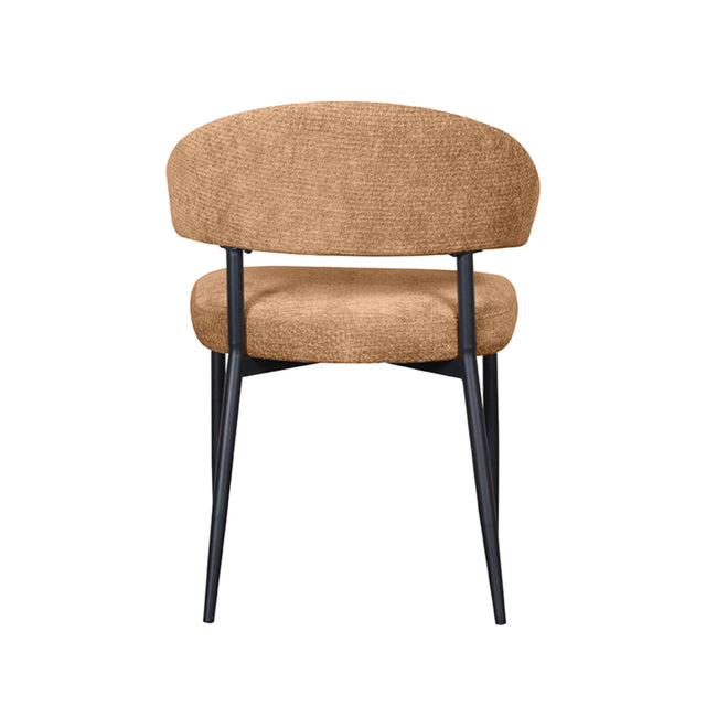 LABEL51 Eetkamerstoel Bliss - Cognac - Elite van LABEL51 – Luxe comfort op maat van PureWonen. Vraag naar de beste prijs.