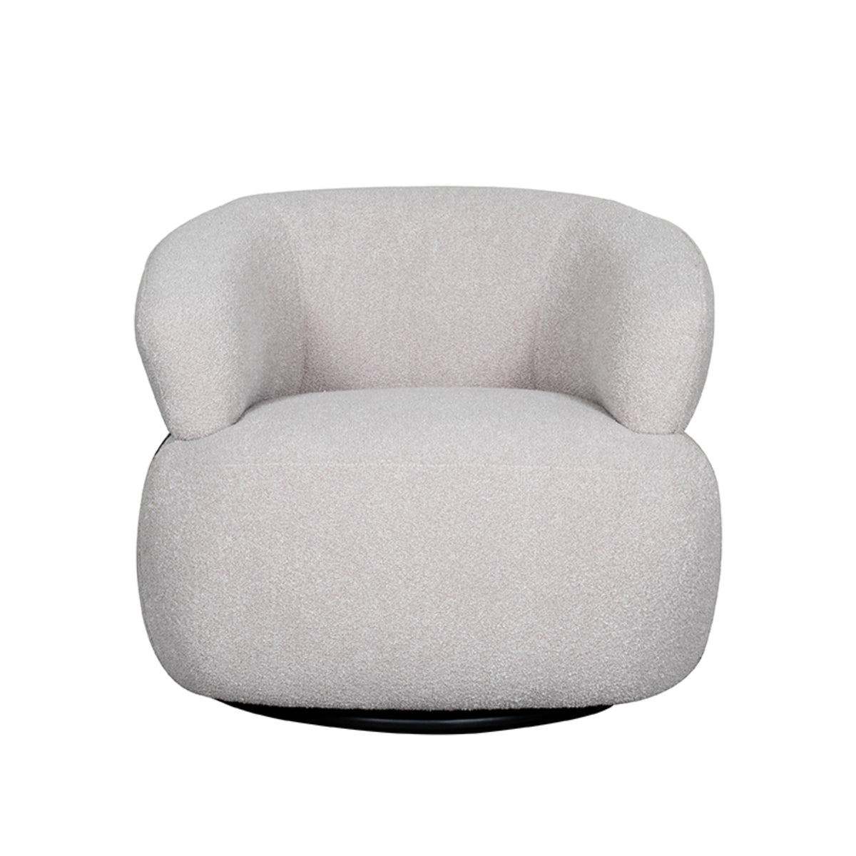 LABEL51 Fauteuil Valenza - Naturel - Boucle - Zwart Eiken van LABEL51 – Luxe comfort op maat van PureWonen. Vraag naar de beste prijs.