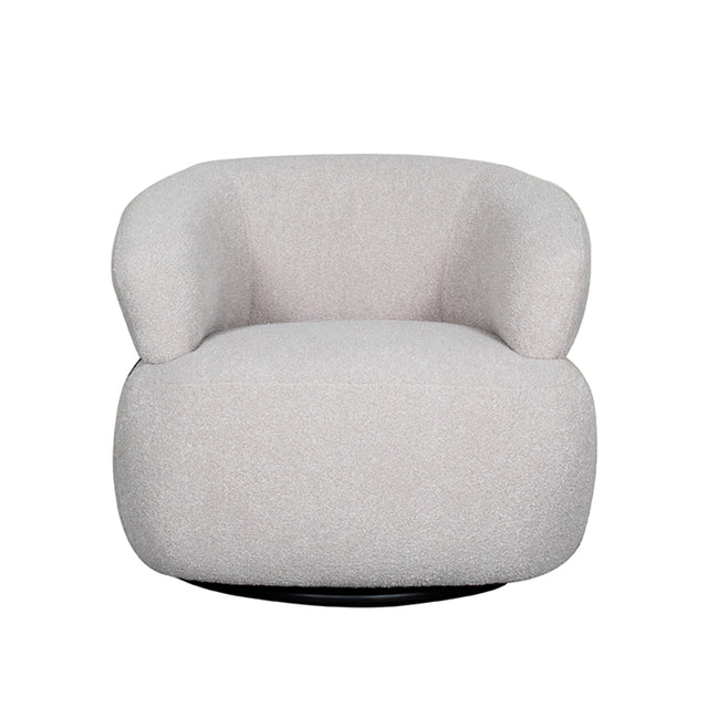 LABEL51 Fauteuil Valenza - Naturel - Boucle - Zwart Eiken van LABEL51 – Luxe comfort op maat van PureWonen. Vraag naar de beste prijs.