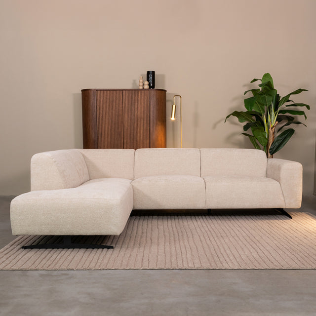 LABEL51 Hoekbank Rodano - Naturel - Elite - Links van LABEL51 – Luxe comfort op maat van PureWonen. Vraag naar de beste prijs.