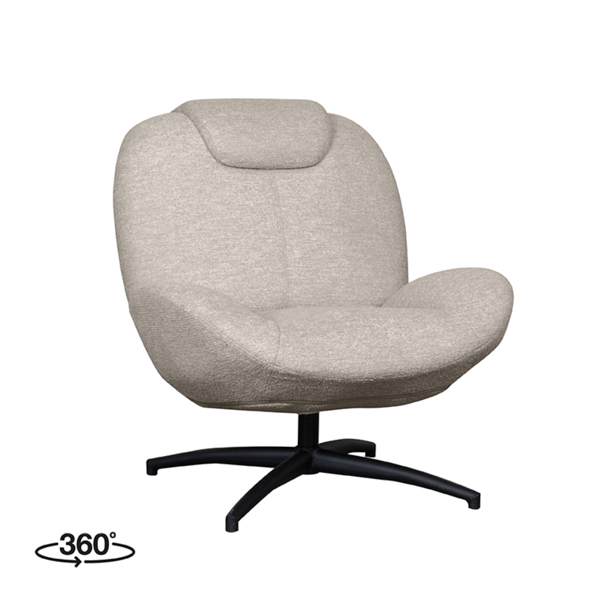 LABEL51 Fauteuil Clayton - Taupe - Canyon van LABEL51 – Luxe comfort op maat van PureWonen. Vraag naar de beste prijs.