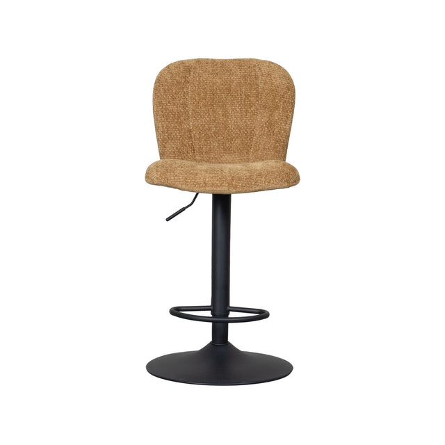 LABEL51 Barkruk Vino - Oker - Elite - Gaslift van LABEL51 – Luxe comfort op maat van PureWonen. Vraag naar de beste prijs.