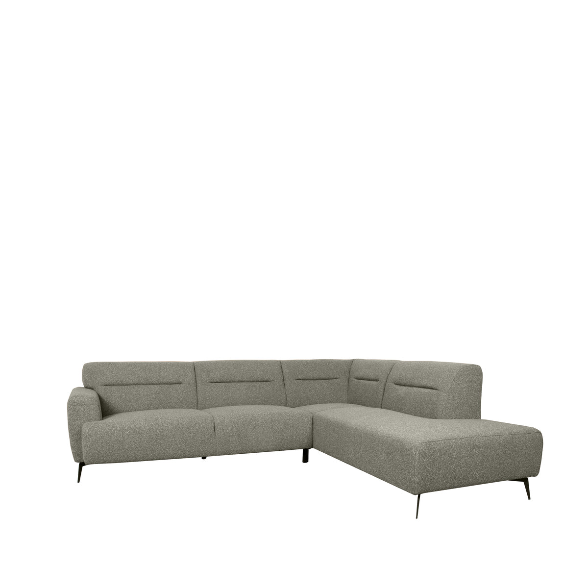 LABEL51 Hoekbank Bolzano - Truffel grijs - Boucle - Rechts van LABEL51 – Luxe comfort op maat van PureWonen. Vraag naar de beste prijs.