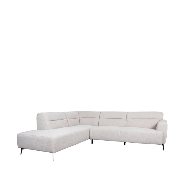 LABEL51 Hoekbank Bolzano - Naturel - Boucle - Links van LABEL51 – Luxe comfort op maat van PureWonen. Vraag naar de beste prijs.