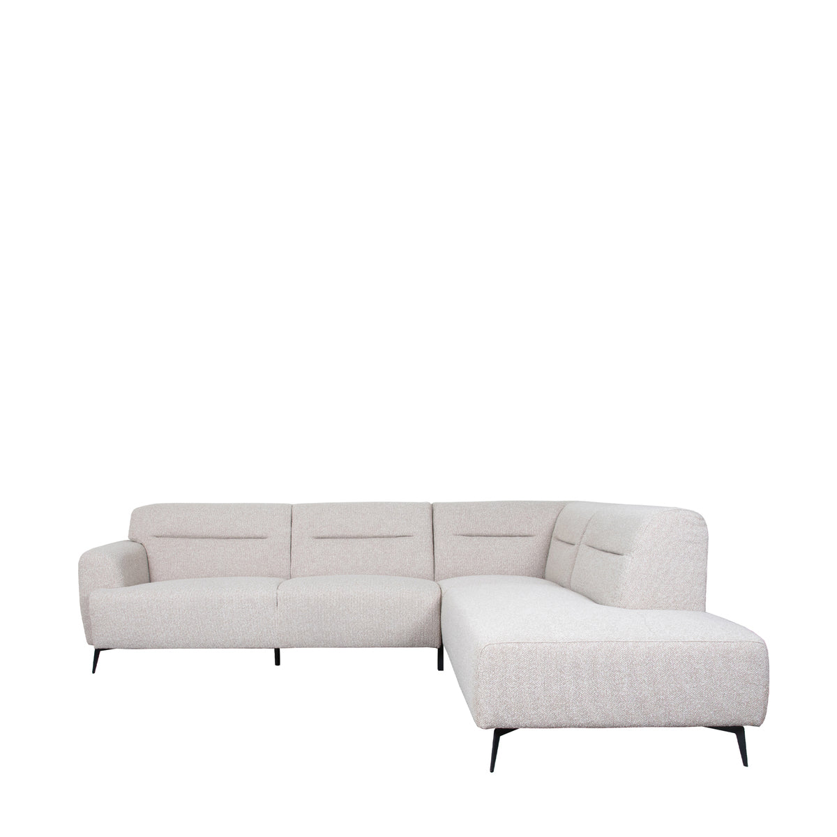 LABEL51 Hoekbank Bolzano - Naturel - Boucle - Rechts van LABEL51 - laagste prijs offerte van PureWonen