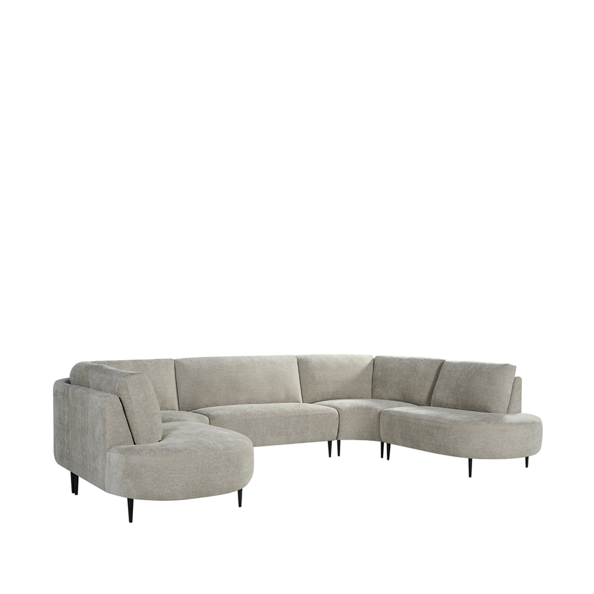 LABEL51 Bank Milano - Naturel - Elite - U-Bank van LABEL51 – Luxe comfort op maat van PureWonen. Vraag naar de beste prijs.