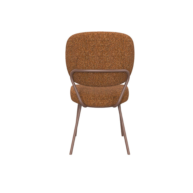 LABEL51 Eetkamerstoel Singapore - Coral - Boucle van LABEL51 – Luxe comfort op maat van PureWonen. Vraag naar de beste prijs.