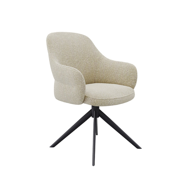 LABEL51 Eetkamerstoel Bern - Naturel - Boucle van LABEL51 – Luxe comfort op maat van PureWonen. Vraag naar de beste prijs.