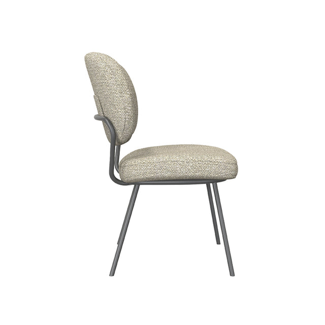 LABEL51 Eetkamerstoel Singapore - Naturel - Boucle van LABEL51 – Luxe comfort op maat van PureWonen. Vraag naar de beste prijs.