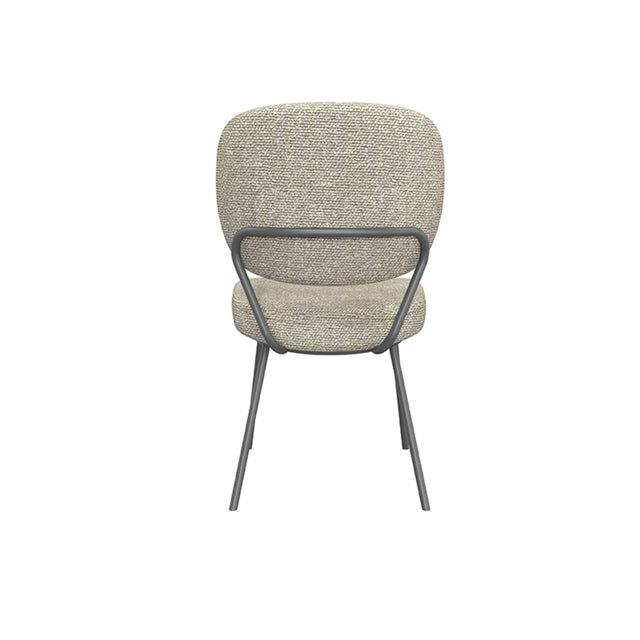 LABEL51 Eetkamerstoel Singapore - Naturel - Boucle van LABEL51 – Luxe comfort op maat van PureWonen. Vraag naar de beste prijs.