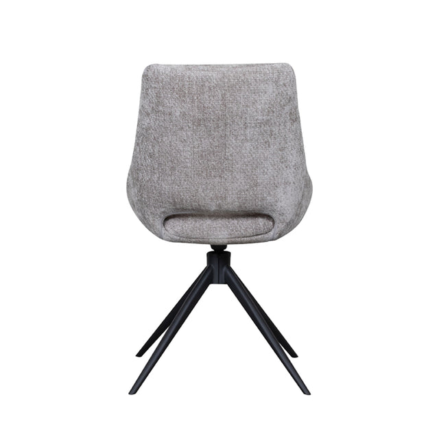 LABEL51 Eetkamerstoel Marlow - Stone - Elite van LABEL51 – Luxe comfort op maat van PureWonen. Vraag naar de beste prijs.