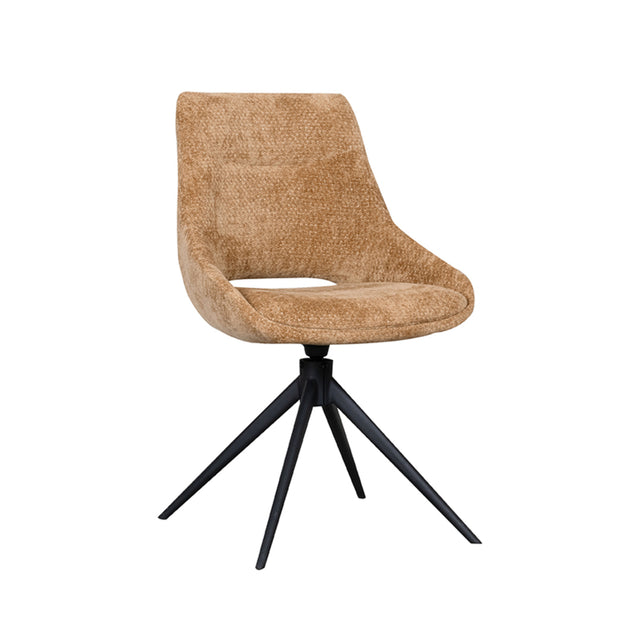 LABEL51 Eetkamerstoel Marlow - Cognac - Elite van LABEL51 – Luxe comfort op maat van PureWonen. Vraag naar de beste prijs.