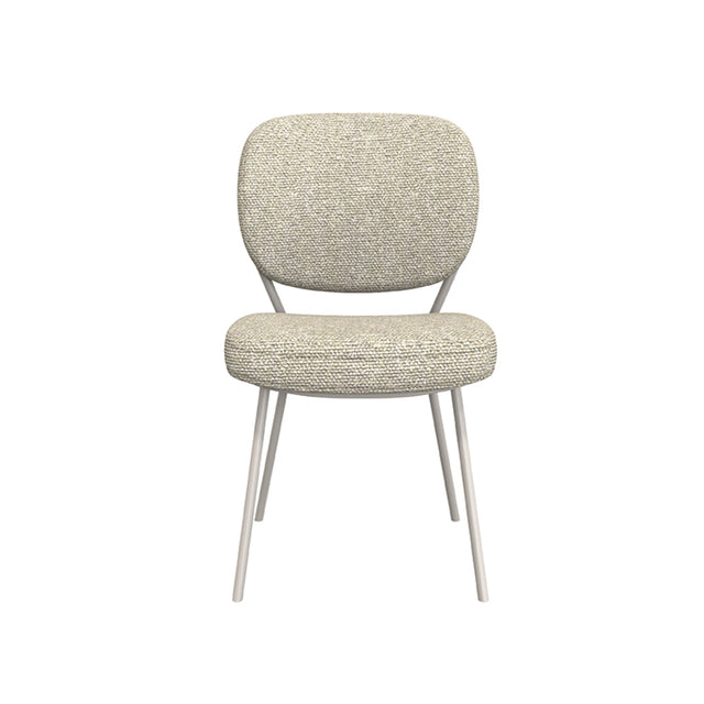 LABEL51 Eetkamerstoel Singapore - Naturel - Boucle van LABEL51 – Luxe comfort op maat van PureWonen. Vraag naar de beste prijs.