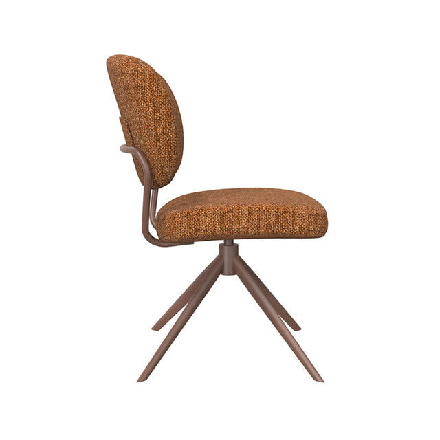 LABEL51 Eetkamerstoel Geneva - Coral - Boucle van LABEL51 – Luxe comfort op maat van PureWonen. Vraag naar de beste prijs.