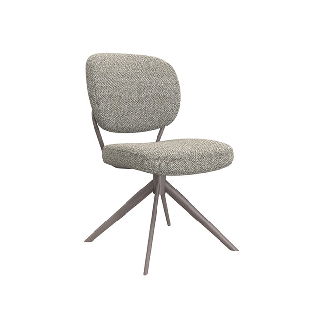 LABEL51 Eetkamerstoel Geneva - Truffel grijs - Boucle van LABEL51 – Luxe comfort op maat van PureWonen. Vraag naar de beste prijs.