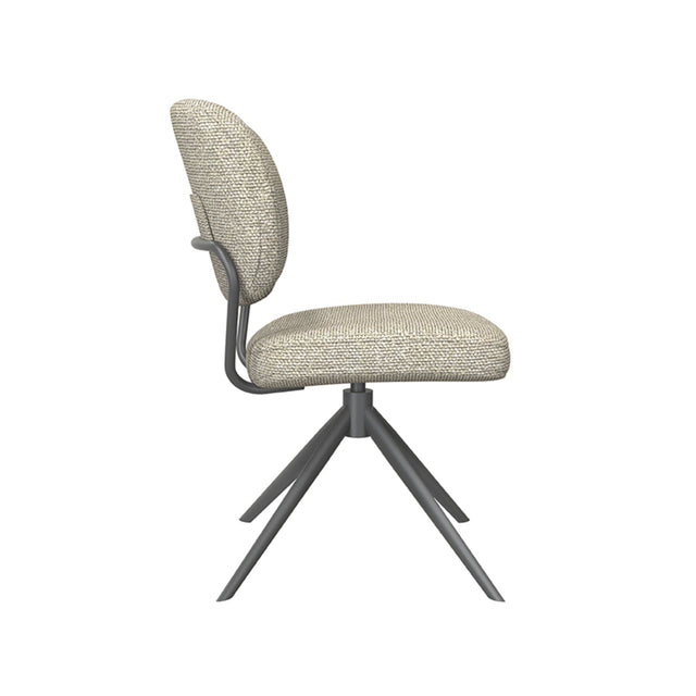 LABEL51 Eetkamerstoel Geneva - Naturel - Boucle van LABEL51 – Luxe comfort op maat van PureWonen. Vraag naar de beste prijs.