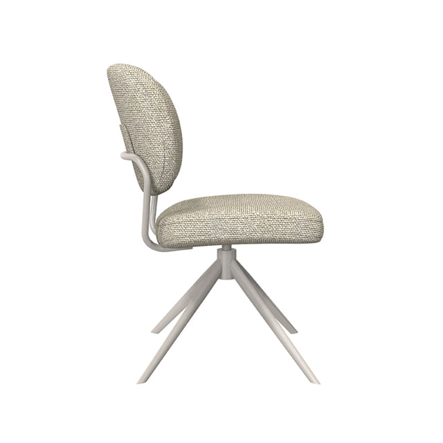 LABEL51 Eetkamerstoel Geneva - Naturel - Boucle van LABEL51 – Luxe comfort op maat van PureWonen. Vraag naar de beste prijs.