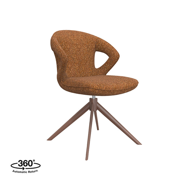 LABEL51 Eetkamerstoel Zurich - Coral - Boucle van LABEL51 - laagste prijs offerte van PureWonen