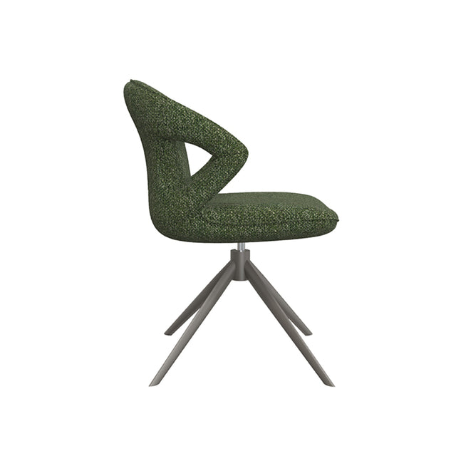 LABEL51 Eetkamerstoel Zurich - Forest - Boucle van LABEL51 – Luxe comfort op maat van PureWonen. Vraag naar de beste prijs.