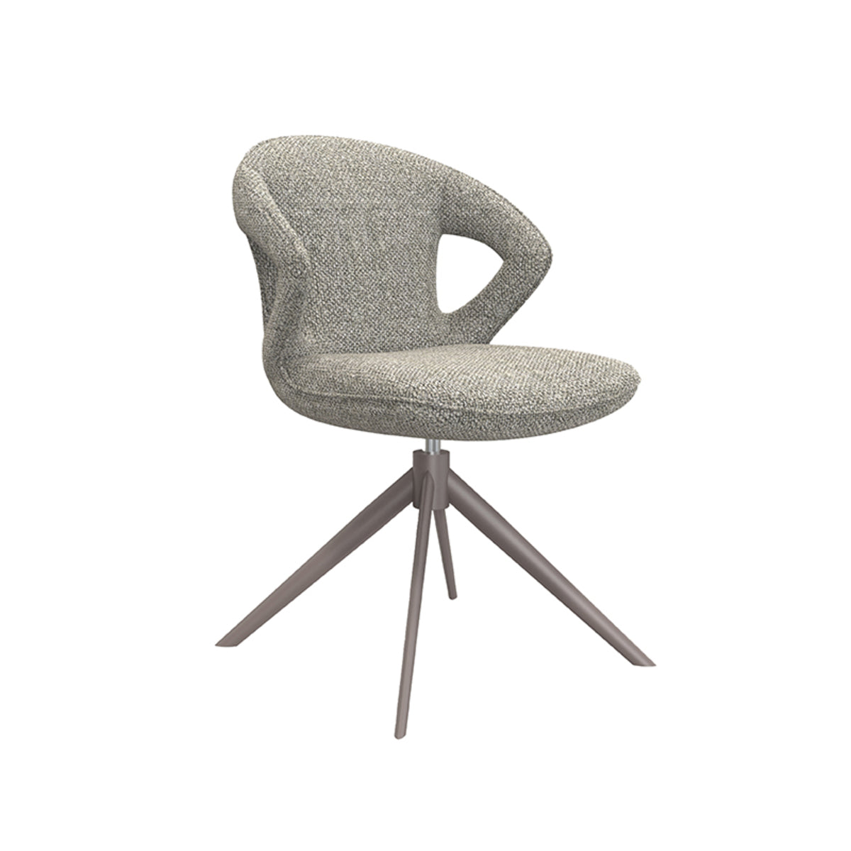 LABEL51 Eetkamerstoel Zurich - Truffel grijs - Boucle van LABEL51 – Luxe comfort op maat van PureWonen. Vraag naar de beste prijs.