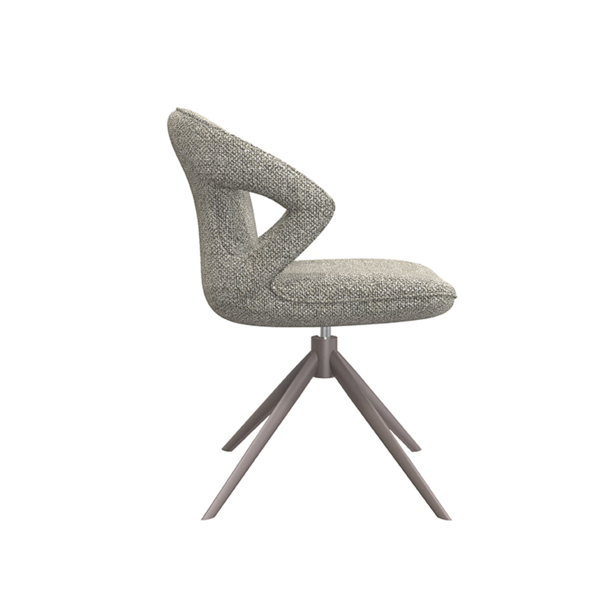 LABEL51 Eetkamerstoel Zurich - Truffel grijs - Boucle van LABEL51 – Luxe comfort op maat van PureWonen. Vraag naar de beste prijs.