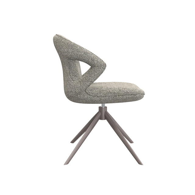 LABEL51 Eetkamerstoel Zurich - Truffel grijs - Boucle van LABEL51 – Luxe comfort op maat van PureWonen. Vraag naar de beste prijs.