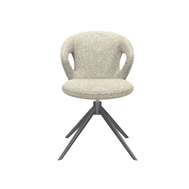 LABEL51 Eetkamerstoel Zurich - Naturel - Boucle van LABEL51 – Luxe comfort op maat van PureWonen. Vraag naar de beste prijs.