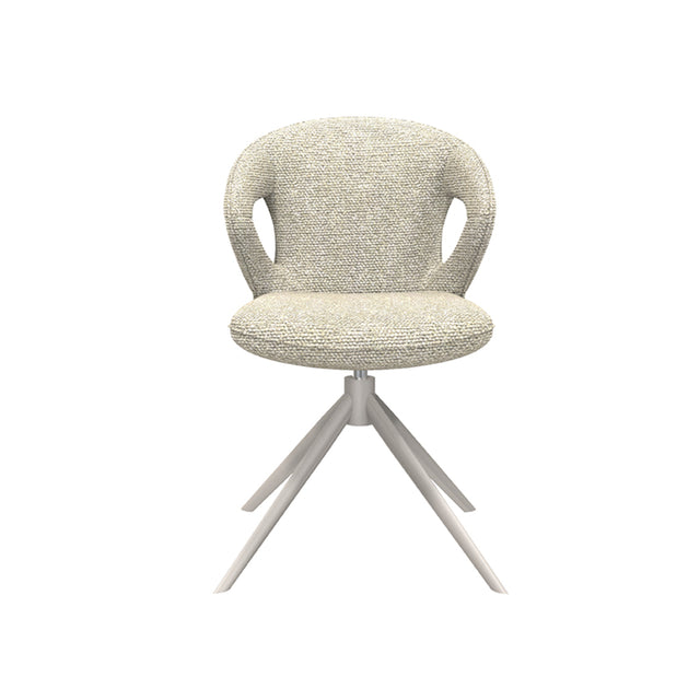 LABEL51 Eetkamerstoel Zurich - Naturel - Boucle van LABEL51 – Luxe comfort op maat van PureWonen. Vraag naar de beste prijs.