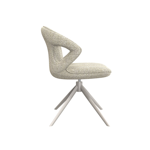 LABEL51 Eetkamerstoel Zurich - Naturel - Boucle van LABEL51 – Luxe comfort op maat van PureWonen. Vraag naar de beste prijs.