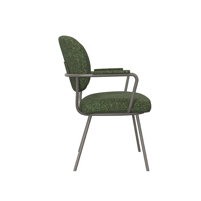 LABEL51 Eetkamerstoel Lausanne - Forest - Boucle van LABEL51 – Luxe comfort op maat van PureWonen. Vraag naar de beste prijs.