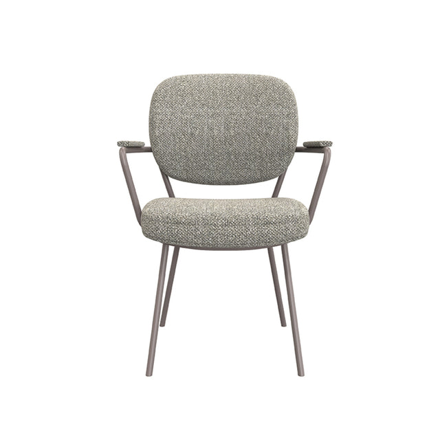 LABEL51 Eetkamerstoel Lausanne - Truffel grijs - Boucle van LABEL51 - laagste prijs offerte van PureWonen