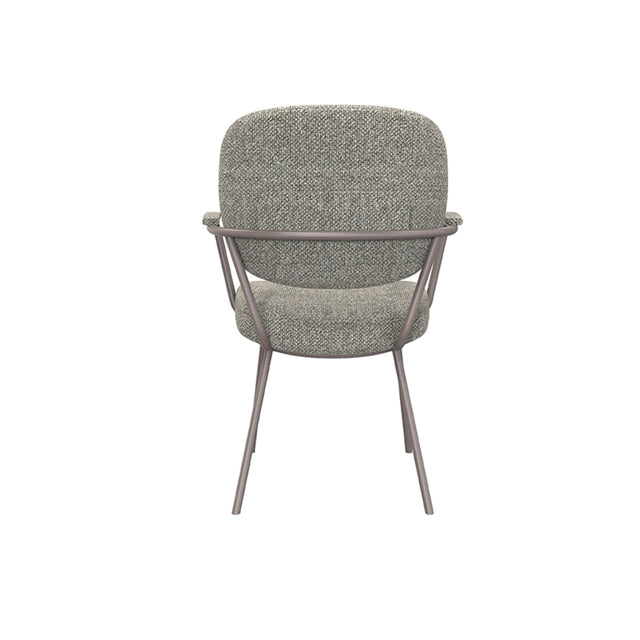 LABEL51 Eetkamerstoel Lausanne - Truffel grijs - Boucle van LABEL51 - laagste prijs offerte van PureWonen