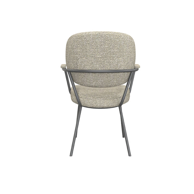 LABEL51 Eetkamerstoel Lausanne - Naturel - Boucle van LABEL51 – Luxe comfort op maat van PureWonen. Vraag naar de beste prijs.