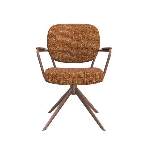 LABEL51 Eetkamerstoel Basel - Coral - Boucle van LABEL51 – Luxe comfort op maat van PureWonen. Vraag naar de beste prijs.