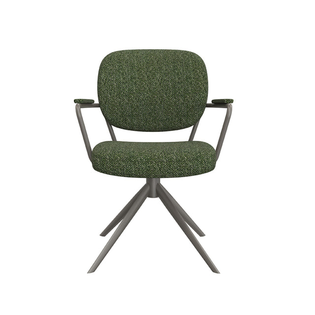 LABEL51 Eetkamerstoel Basel - Forest - Boucle van LABEL51 – Luxe comfort op maat van PureWonen. Vraag naar de beste prijs.