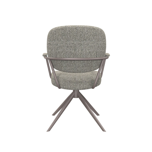 LABEL51 Eetkamerstoel Basel - Truffel grijs - Boucle van LABEL51 – Luxe comfort op maat van PureWonen. Vraag naar de beste prijs.