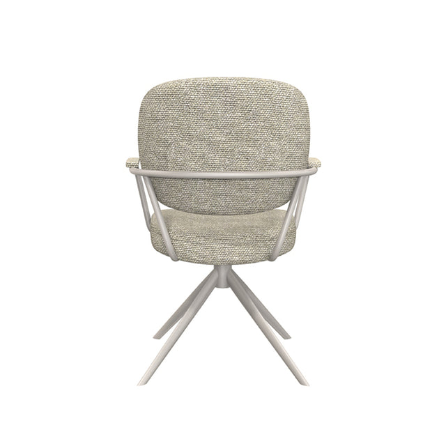 LABEL51 Eetkamerstoel Basel - Naturel - Boucle van LABEL51 - laagste prijs offerte van PureWonen