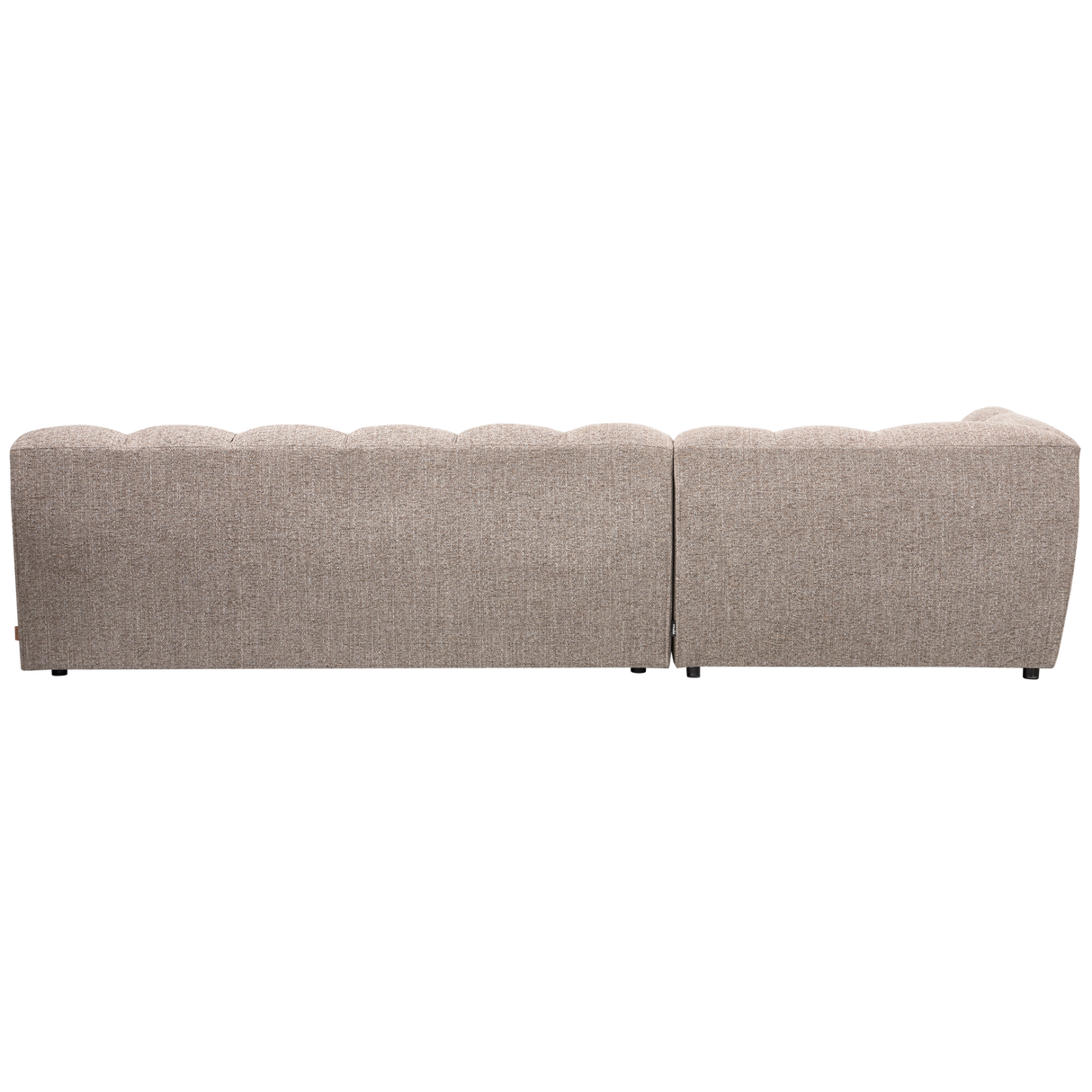 Allure Chaise Longue Links Geweven Stof Bruin Melange van WOOOD – Luxe comfort op maat van PureWonen. Vraag naar de beste prijs.