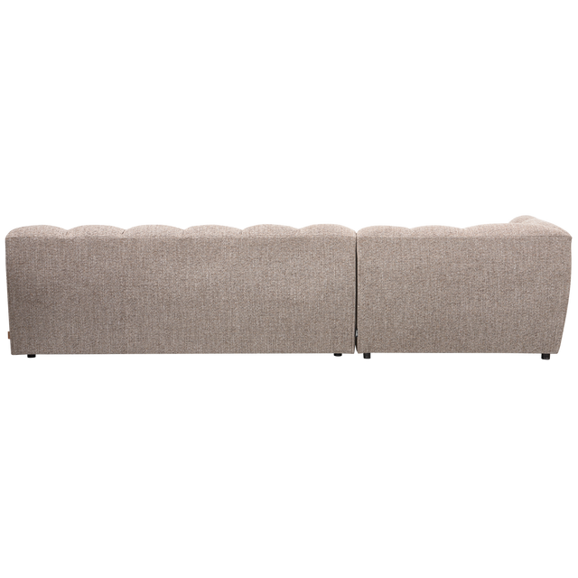 Allure Chaise Longue Links Geweven Stof Bruin Melange van WOOOD – Luxe comfort op maat van PureWonen. Vraag naar de beste prijs.