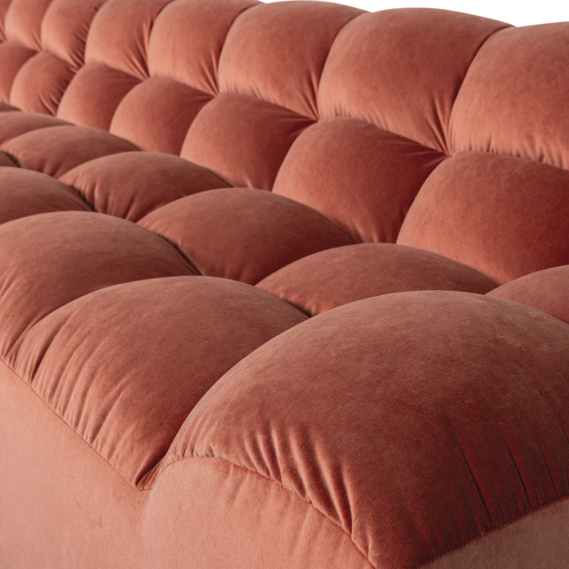 Allure Chaise Longue Links Velvet Blush van WOOOD – Luxe comfort op maat van PureWonen. Vraag naar de beste prijs.