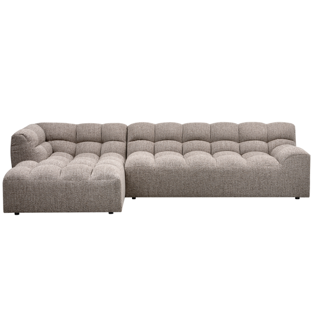 Allure Chaise Longue Links Geweven Stof Klei Melange van WOOOD – Luxe comfort op maat van PureWonen. Vraag naar de beste prijs.