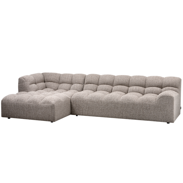 Allure Chaise Longue Links Geweven Stof Klei Melange van WOOOD – Luxe comfort op maat van PureWonen. Vraag naar de beste prijs.